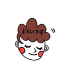 ほぼ笑顔スタンプ（個別スタンプ：18）