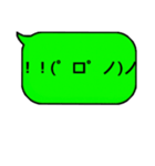 英語、日本語、顔文字日常偏スタンプです。（個別スタンプ：28）