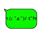 英語、日本語、顔文字日常偏スタンプです。（個別スタンプ：29）