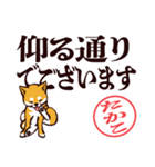 柴犬たかこ（デカ文字）（個別スタンプ：31）