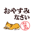 柴犬たまみ（デカ文字）（個別スタンプ：10）