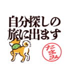 柴犬たまみ（デカ文字）（個別スタンプ：37）