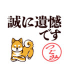 柴犬つぐみ（デカ文字）（個別スタンプ：38）