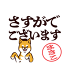 柴犬まきこ（デカ文字）（個別スタンプ：35）