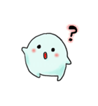 モノクロまるっこ。文字なしスタンプ（個別スタンプ：7）