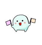 モノクロまるっこ。文字なしスタンプ（個別スタンプ：18）