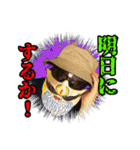グラサンヒゲおじさんの心温まるお言葉（個別スタンプ：37）