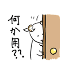 ぽたぽたやぎ。自由なおもしろスタンプ！（個別スタンプ：1）