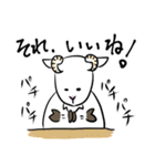 ぽたぽたやぎ。自由なおもしろスタンプ！（個別スタンプ：8）