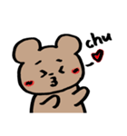 くまっとくまくま（個別スタンプ：9）