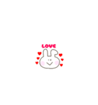 ゆるいうさぎさん。（個別スタンプ：24）