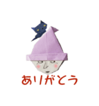 折り紙キャラハロウィン（個別スタンプ：12）