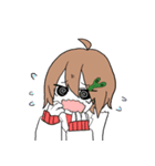 かっこいいゼニゴケとラボ畜少女（個別スタンプ：20）