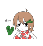 かっこいいゼニゴケとラボ畜少女（個別スタンプ：24）