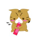 もっちり★まゆげねこ（個別スタンプ：15）