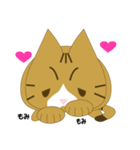 もっちり★まゆげねこ（個別スタンプ：18）