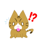 もっちり★まゆげねこ（個別スタンプ：21）