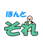 でか文字カメたん（個別スタンプ：2）