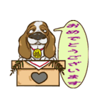 バセットハウンド(犬) 23（個別スタンプ：1）