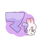 うさぽよのデカ文字スタンプ（個別スタンプ：34）