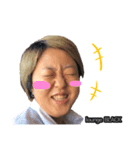 ブラックのイチゴちゃんスタンプ（個別スタンプ：1）