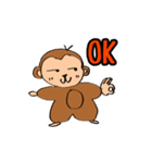 子ザルの一言（個別スタンプ：1）