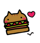 にゃんバーガースタンプ Vol.1（個別スタンプ：4）