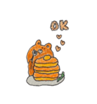 ごきげんくまさん（個別スタンプ：3）