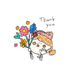 ごきげんくまさん（個別スタンプ：5）