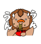くいしんぼバイソンのゆるいスタンプ（個別スタンプ：31）