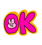 うさロウスタンプ2 デカ文字（個別スタンプ：30）