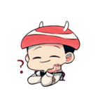 キノコヘッドボーイ（個別スタンプ：3）