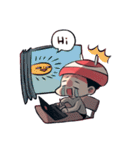キノコヘッドボーイ（個別スタンプ：9）