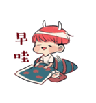 キノコヘッドボーイ（個別スタンプ：24）