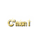 大体：金002 日常会話1/EN（個別スタンプ：7）