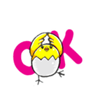 カラつきヒヨコ、ピヨオ！（個別スタンプ：6）
