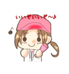 野球女子のための！スタンプ！（個別スタンプ：7）