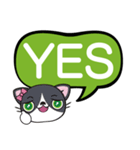 ぺこにゃ～ず【でか文字スタンプ】（個別スタンプ：2）