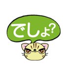 ぺこにゃ～ず【でか文字スタンプ】（個別スタンプ：21）