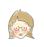ヘンテコちゃんと仲間たち（個別スタンプ：1）