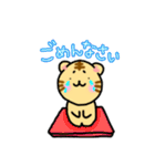 ひとこと伝えるトラちゃん。スタンプ（個別スタンプ：5）