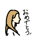 よこがお（個別スタンプ：18）