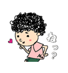 アフロの*meくん*（個別スタンプ：5）