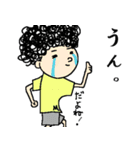 アフロの*meくん*（個別スタンプ：7）