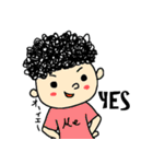 アフロの*meくん*（個別スタンプ：14）