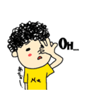 アフロの*meくん*（個別スタンプ：15）