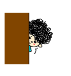アフロの*meくん*（個別スタンプ：16）