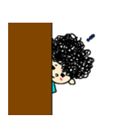 アフロの*meくん*（個別スタンプ：17）