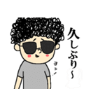 アフロの*meくん*（個別スタンプ：20）