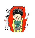 アフロの*meくん*（個別スタンプ：23）